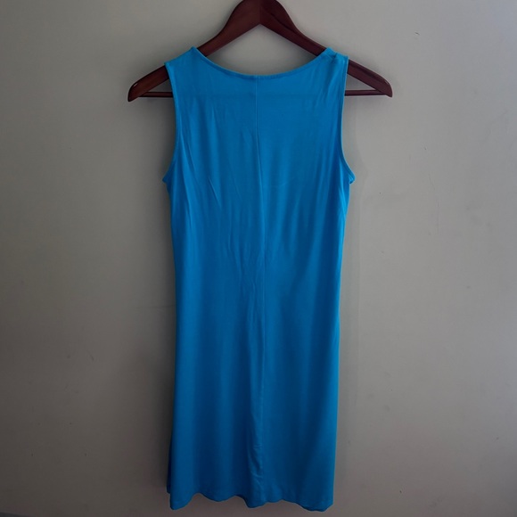 New York and Company Blue Women's Beach Tank Dress Size: Small - Picture 4 of 4